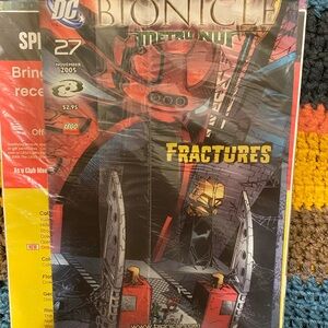 Lego Bionicle Comic with Red and Yellow Accents